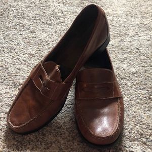 Tan Cole Hahn Loafers